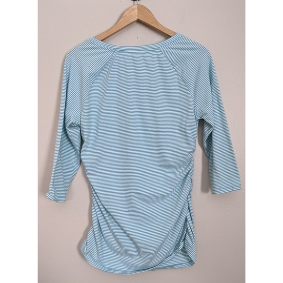 Sundance Catalog Lillian Striped Ruched Side Top - Picture 2 of 5